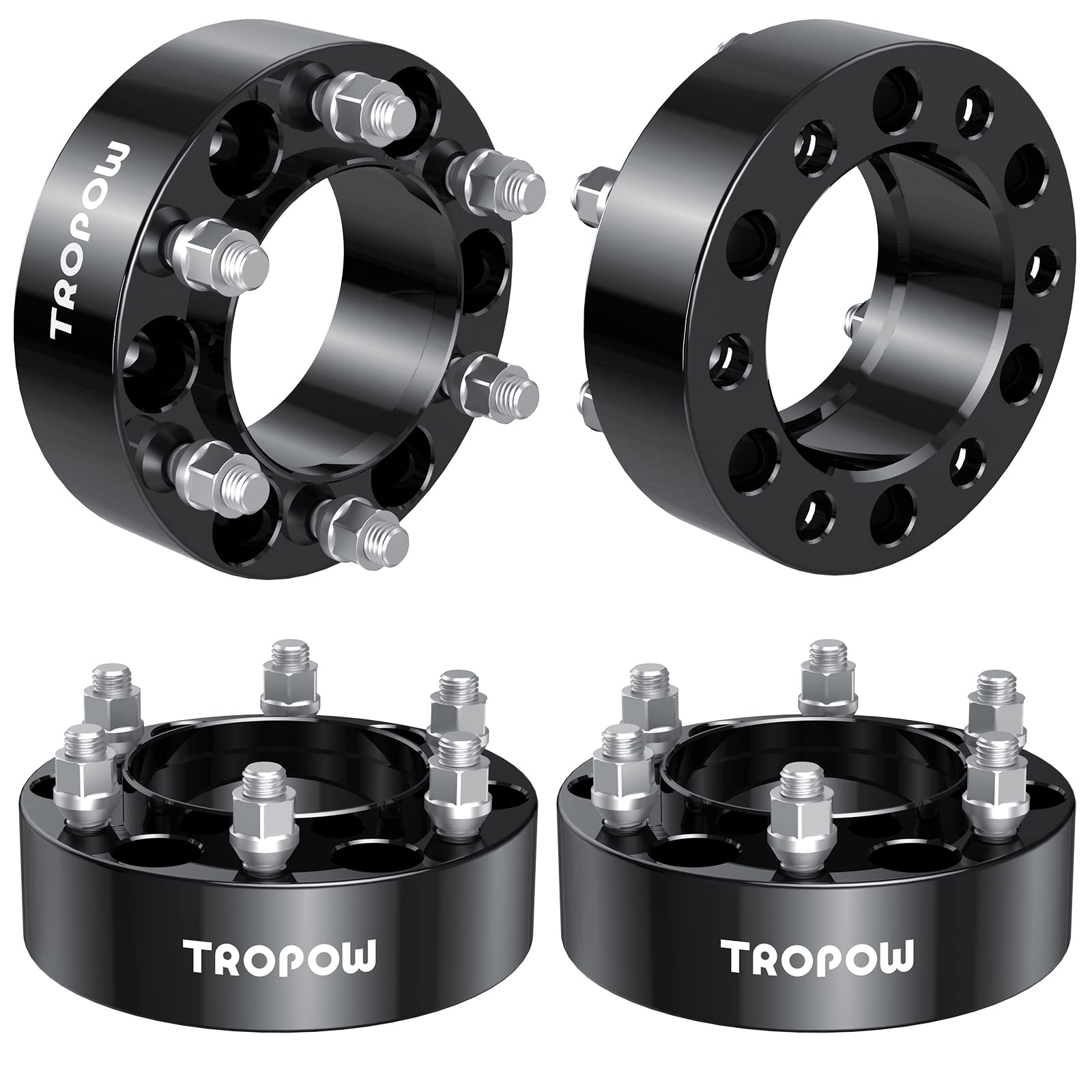 Garvee 6x5.5 Wheel Spacers Compatible with Tacoma Tundra, 2" Forged Hub Centric M12x1.5 Stud Hub Bore 106mm for 02-21 Tacoma,00-06 Tundra, 01-07 Sequoia,96-21 4Runner,10-21 GX460,03-09 GX470