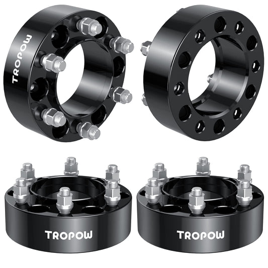 Garvee 6x5.5 Wheel Spacers Compatible with Tacoma Tundra, 2" Forged Hub Centric M12x1.5 Stud Hub Bore 106mm for 02-21 Tacoma,00-06 Tundra, 01-07 Sequoia,96-21 4Runner,10-21 GX460,03-09 GX470