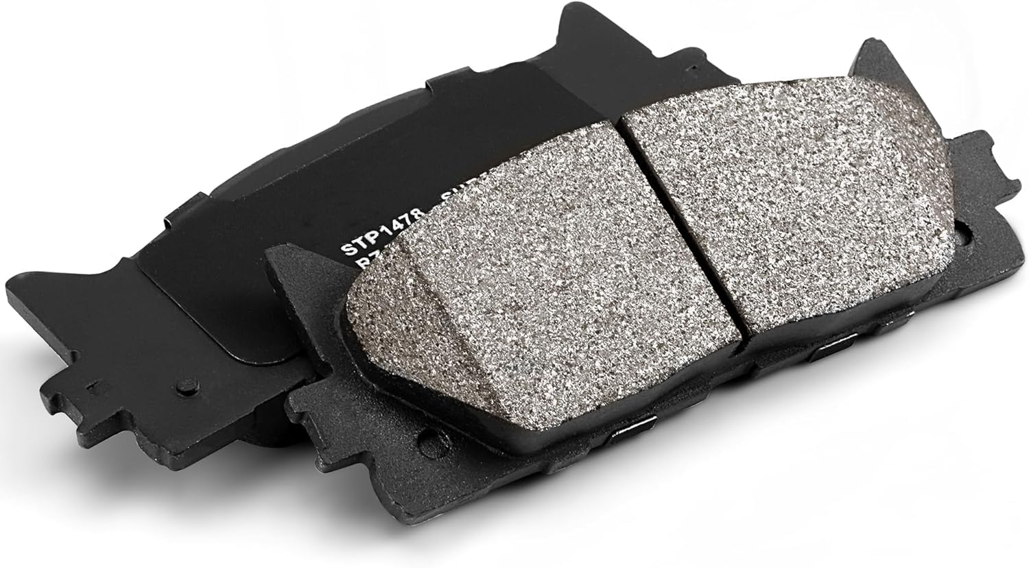 Garvee Front Brake Pads with Hardware 4 PCS Ceremic Brake Pads Set - 6S1107 / Black