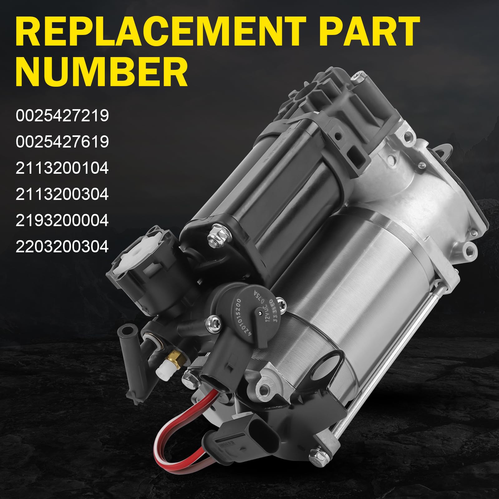 Garvee Air Suspension Pump 2113200104,Fits Mercedes Bens CLS/E/S