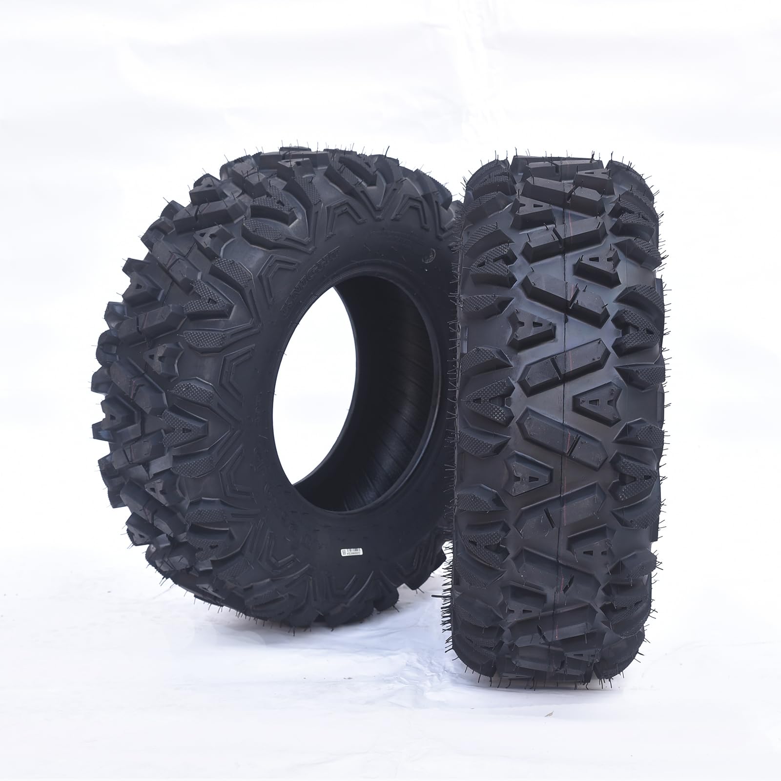 Garvee Set of 2 ATV Trail Tires 6PR Knobby Sport Tires, Tubeless - AT26x11-12-6PR TL KNIGHT