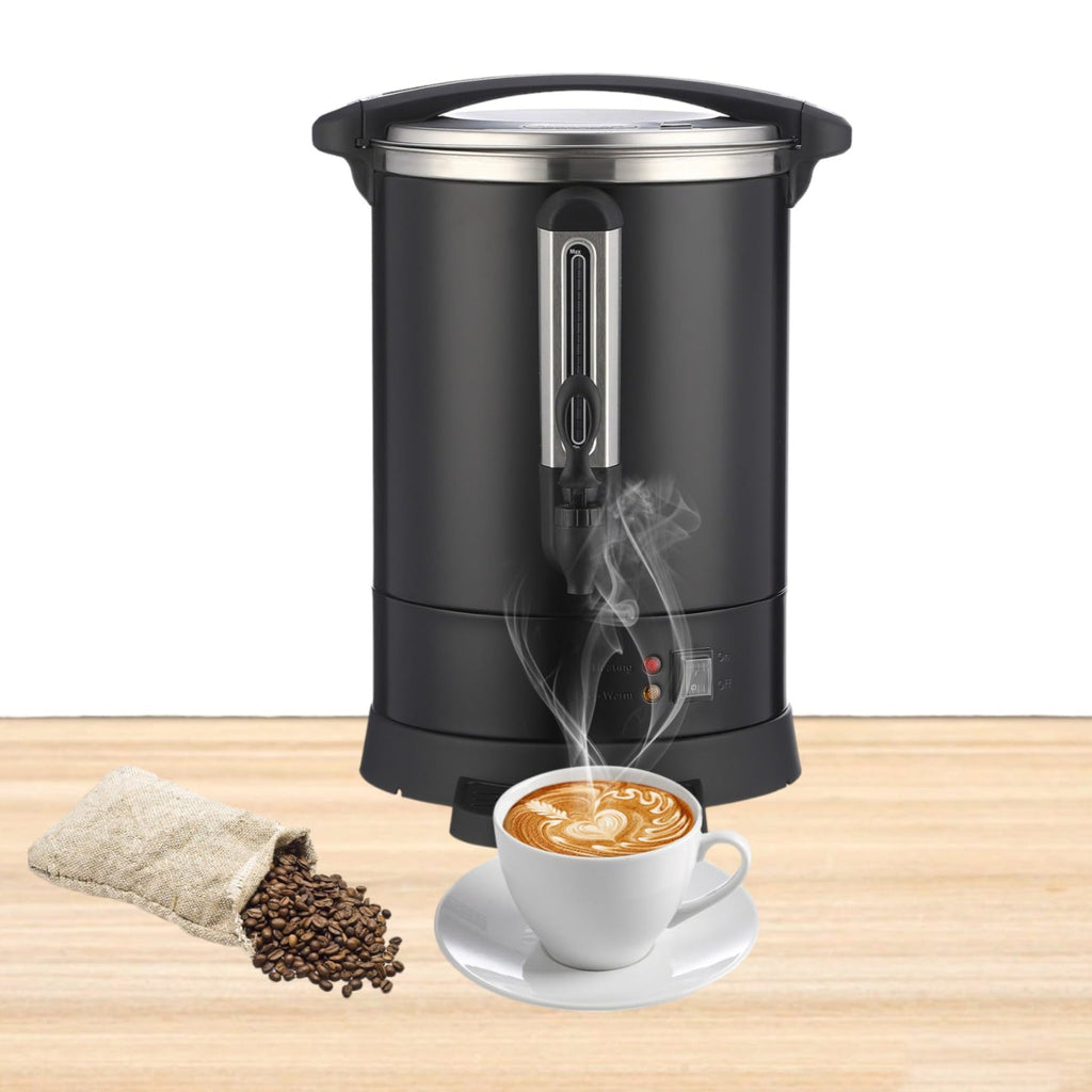 Garvee 18L(120Cup) Coffee Pot, Hot Water Dispenser with Percolator, Stainless Steer Hot Beverage Thermos