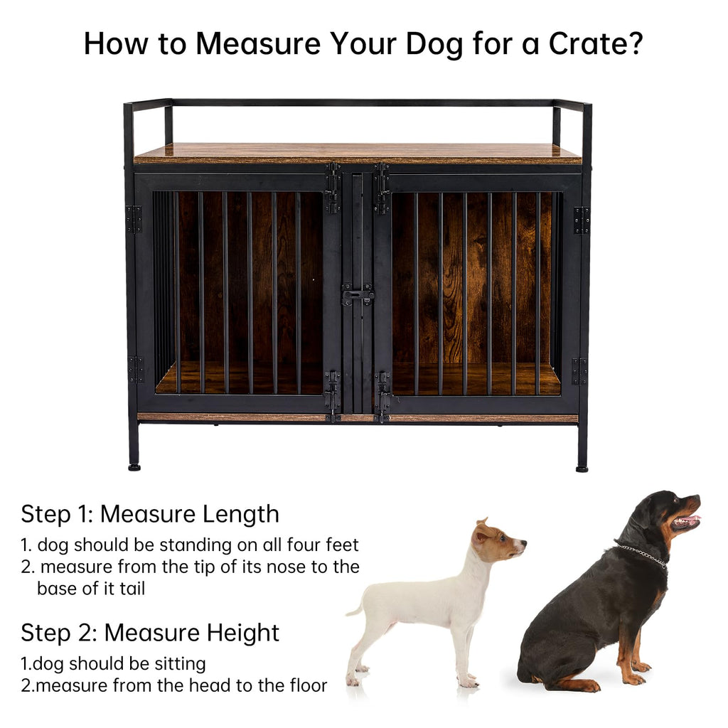 Garvee Heavy Duty Double Dog Crate with Divider for Small Dogs ZH-02
