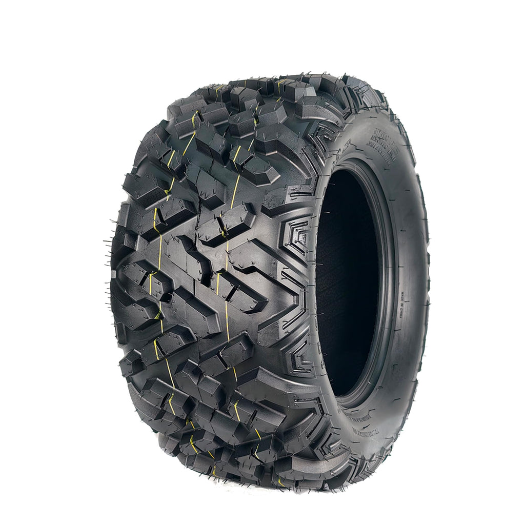 Garvee AT25x10-12 6PR All Terrain ATV Tires Tubeless Off Road 25x10x12 Black for Trail Sand Forest Mountain Desert