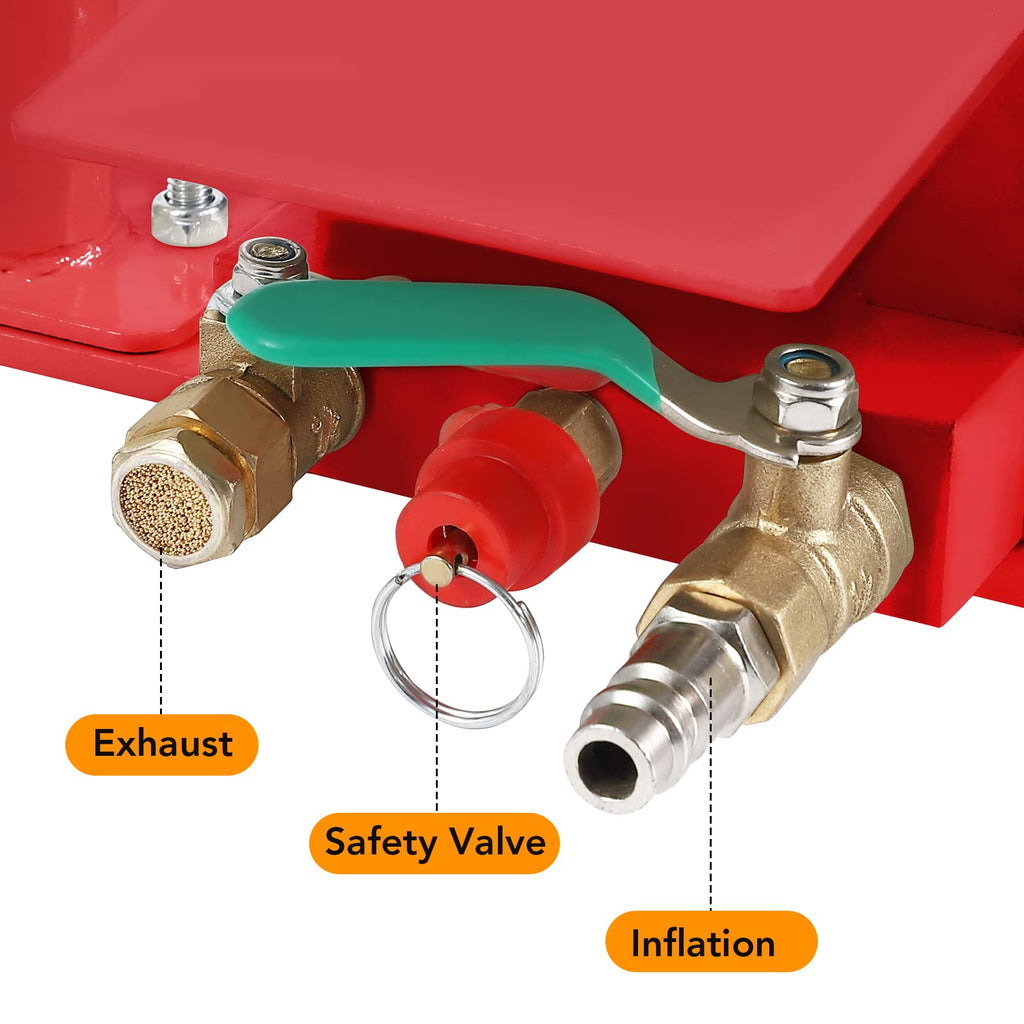 Garvee 3 Ton Air Jack 6600 Lbs, 5.5-17.7" Lift, Quick 3-5s, Garage