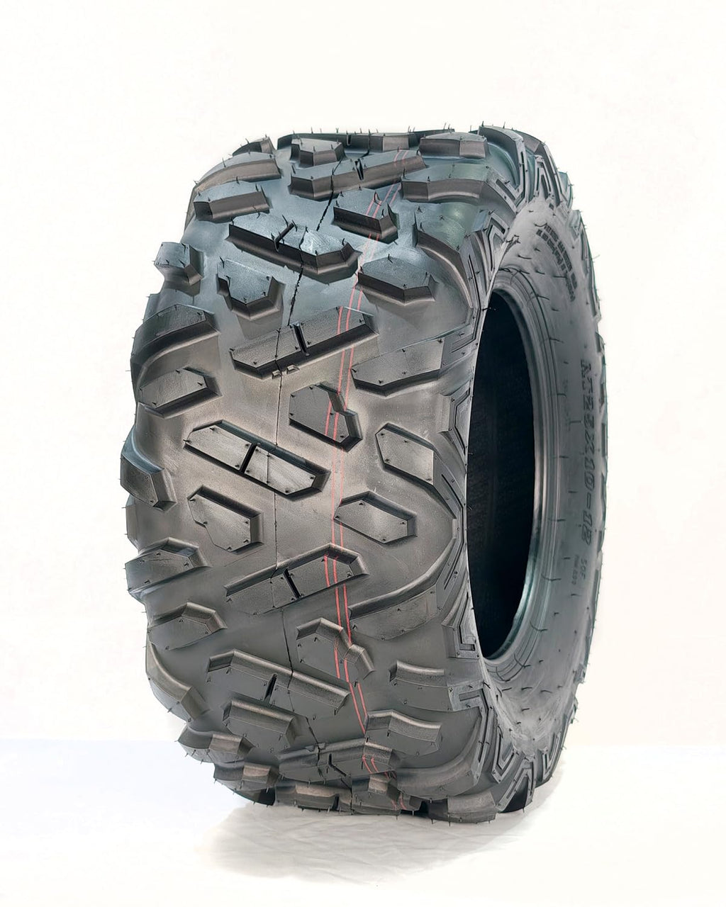 Garvee 25x10-12 ATV/UTV Tires - 2PCS All-Terrain Off-Road Trail Sand Tires, 16mm Tread Depth, 6PR Tubeless (25x10x12), Black