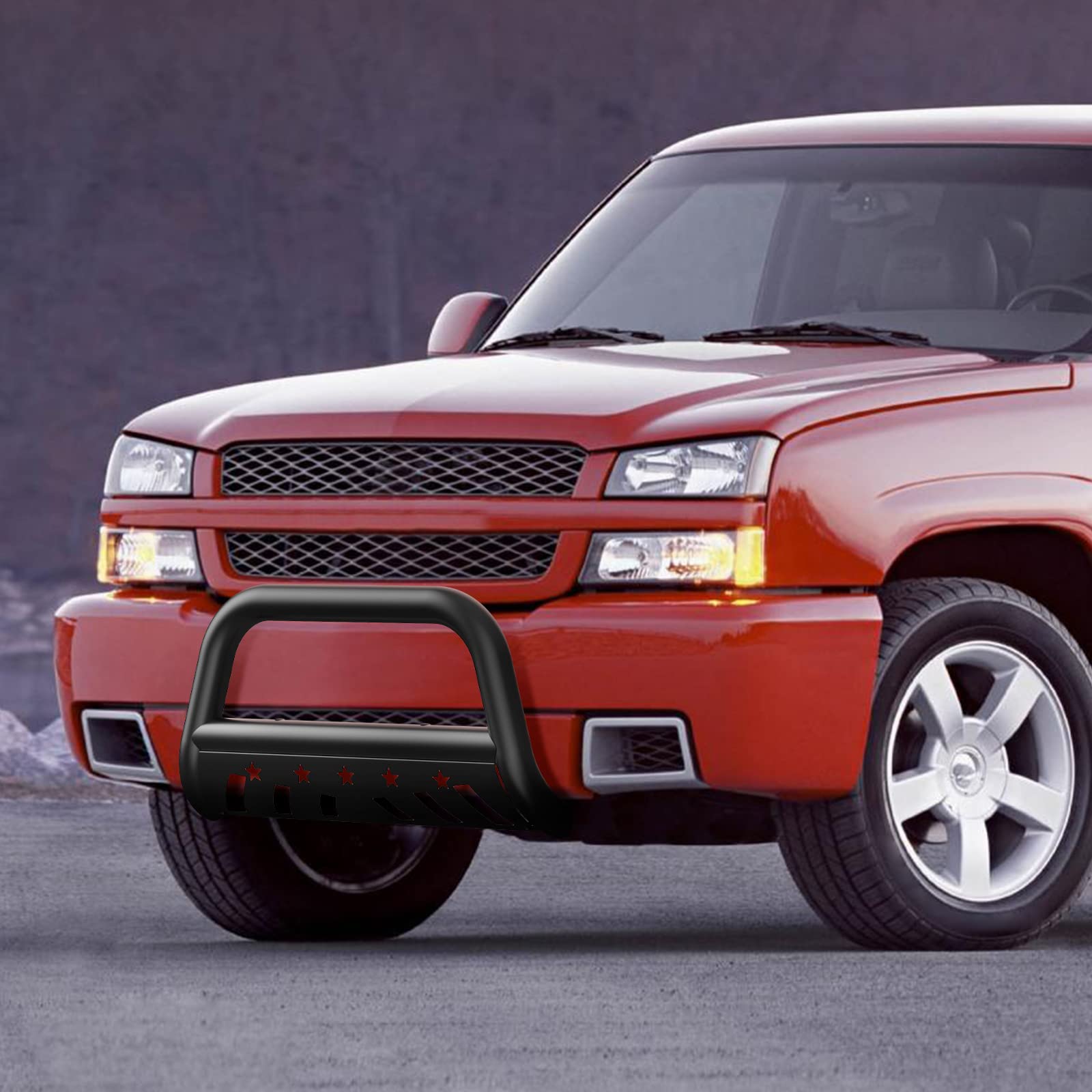 Garvee 1999-2006 Silverado 1500 Bull Bar w/ Skid Plate, Front Guard