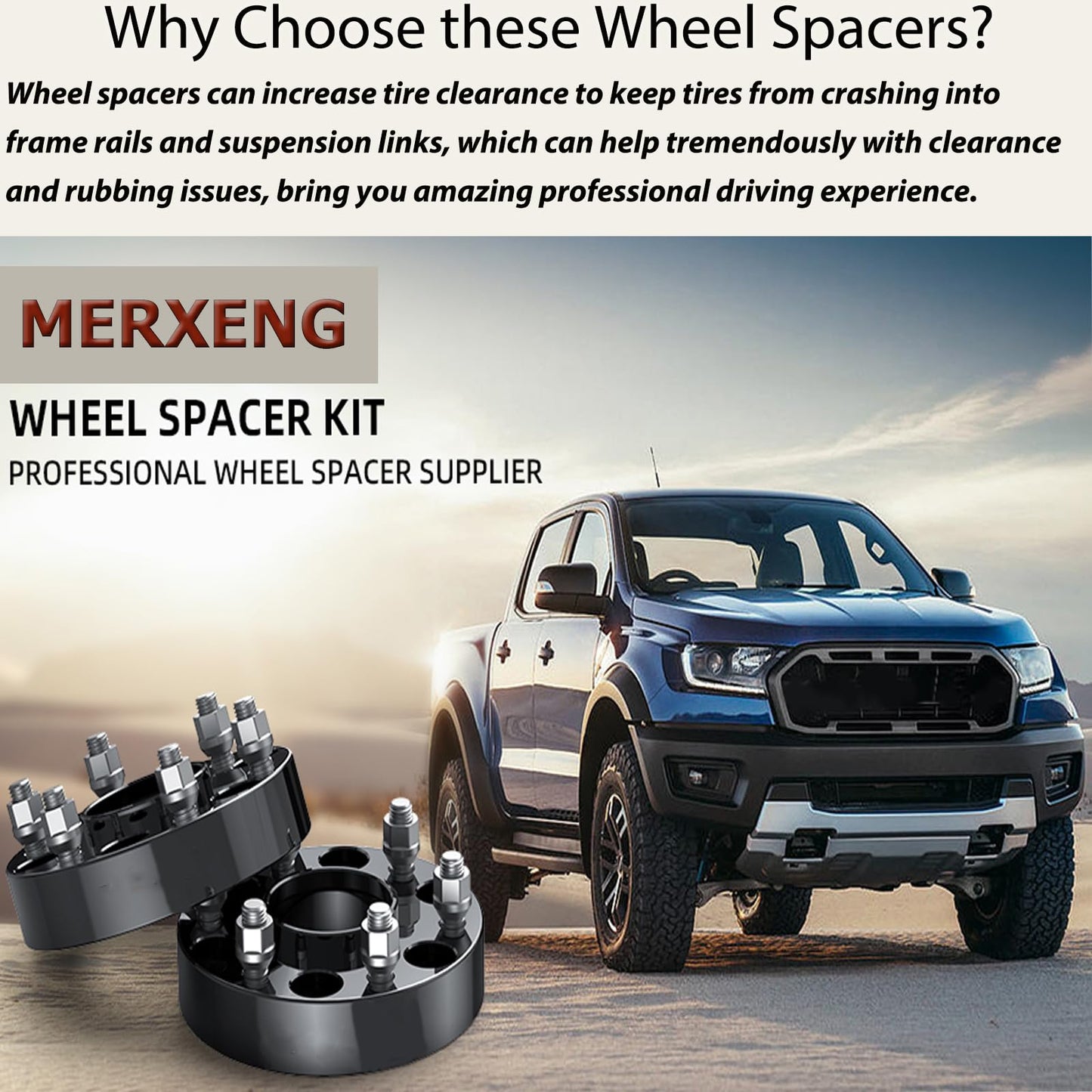 Garvee 5x4.5 to 5x5 Hubcentric Wheel Spacers for Wrangler 1987-2006,1.25 Inch 4Pcs 5x114.3 to 5x127 Wheel Adapter for Liberty 2002-2012,Cherokee 1984-2001,Nitro 2007-2011 with 1/2-20 Studs & 71.5mm Hub Bore