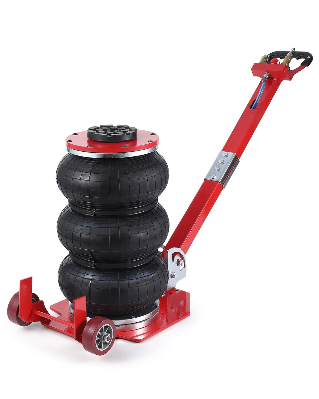 Garvee 3 Ton/6600 lbs Triple Bag Air Jack, Quick Air Bag Jack Lift Up to 15.75 Inch, 3-5S Fast Lifting, Air Bag Jack for Cars with Adjustable Long Handle, Brass Valve