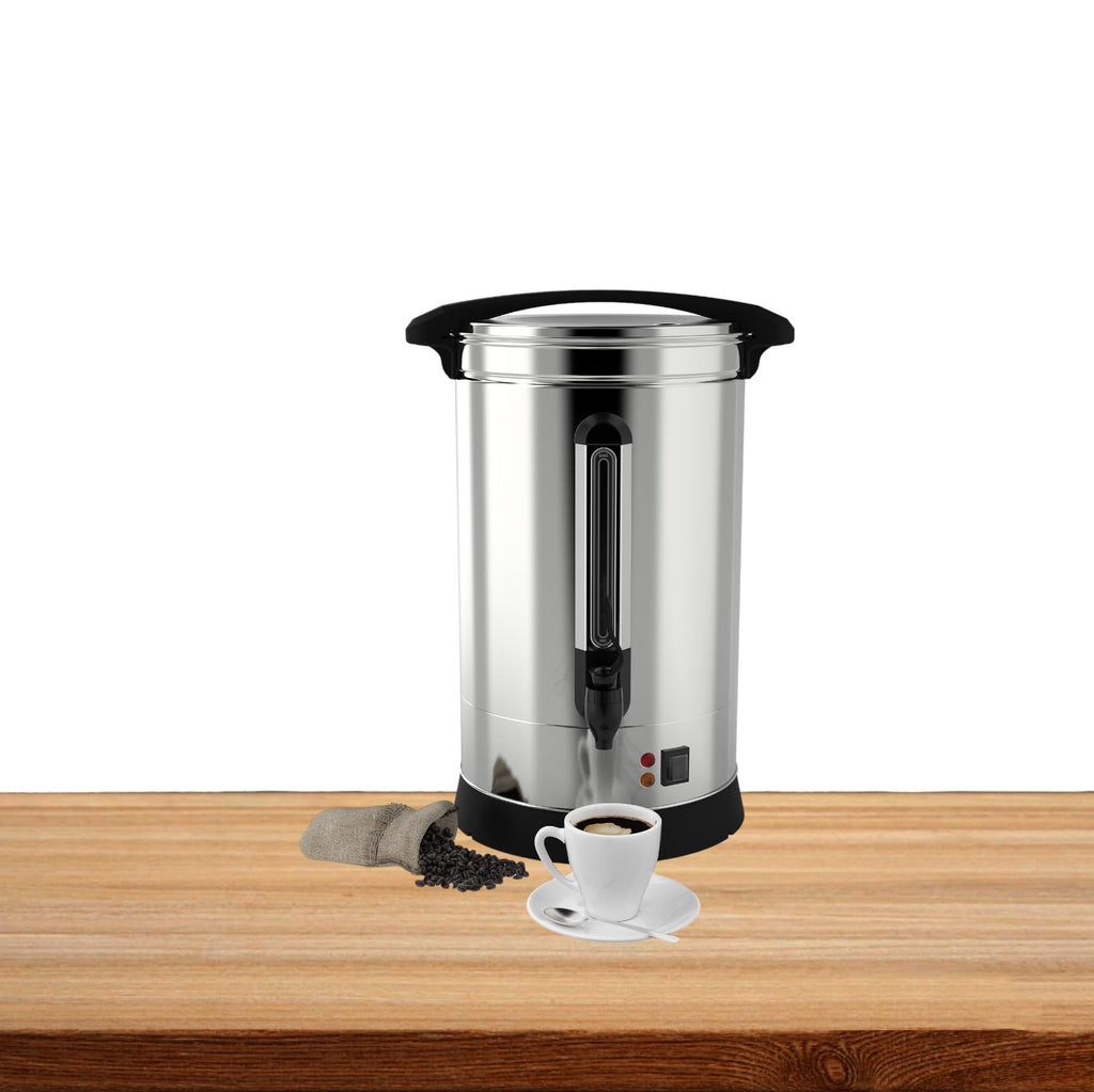 Garvee 14L(90Cup)Coffee Pot, Stainless Steel Coffee Urn with Silicone Faucet for Parties, Office, Catering Events, Meeting Rooms