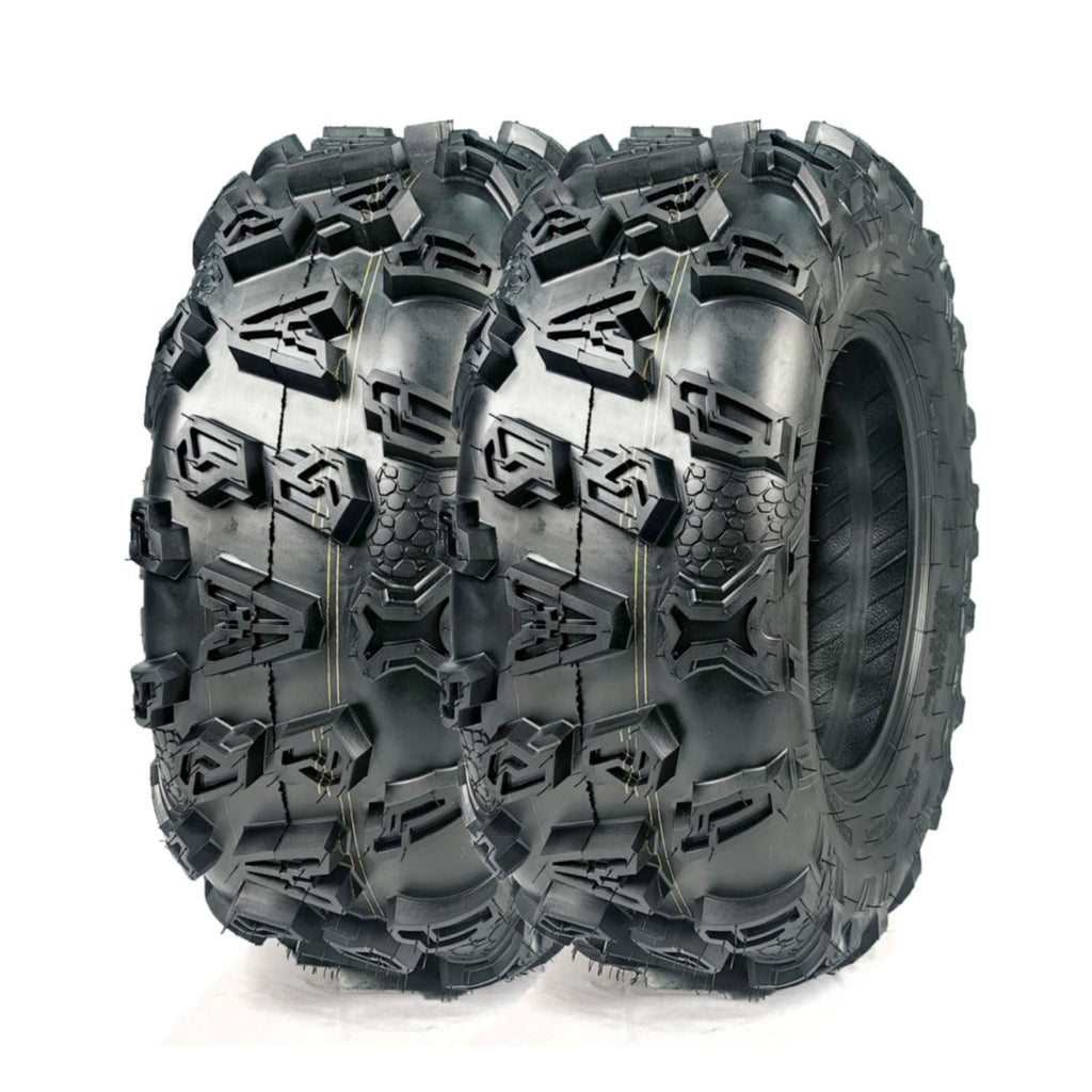 Garvee 25x10-12 ATV UTV Tires Tubeless All Terrain Off-Road Wide Footprint Extra Grip Mud Sand Rock