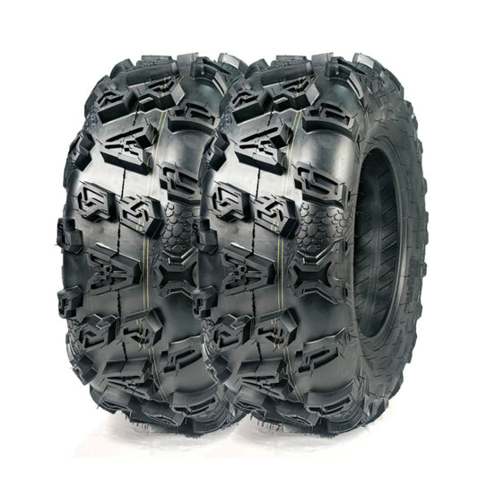 Garvee 25x10-12 ATV UTV Tires Tubeless All Terrain Off-Road Wide Footprint Extra Grip Mud Sand Rock