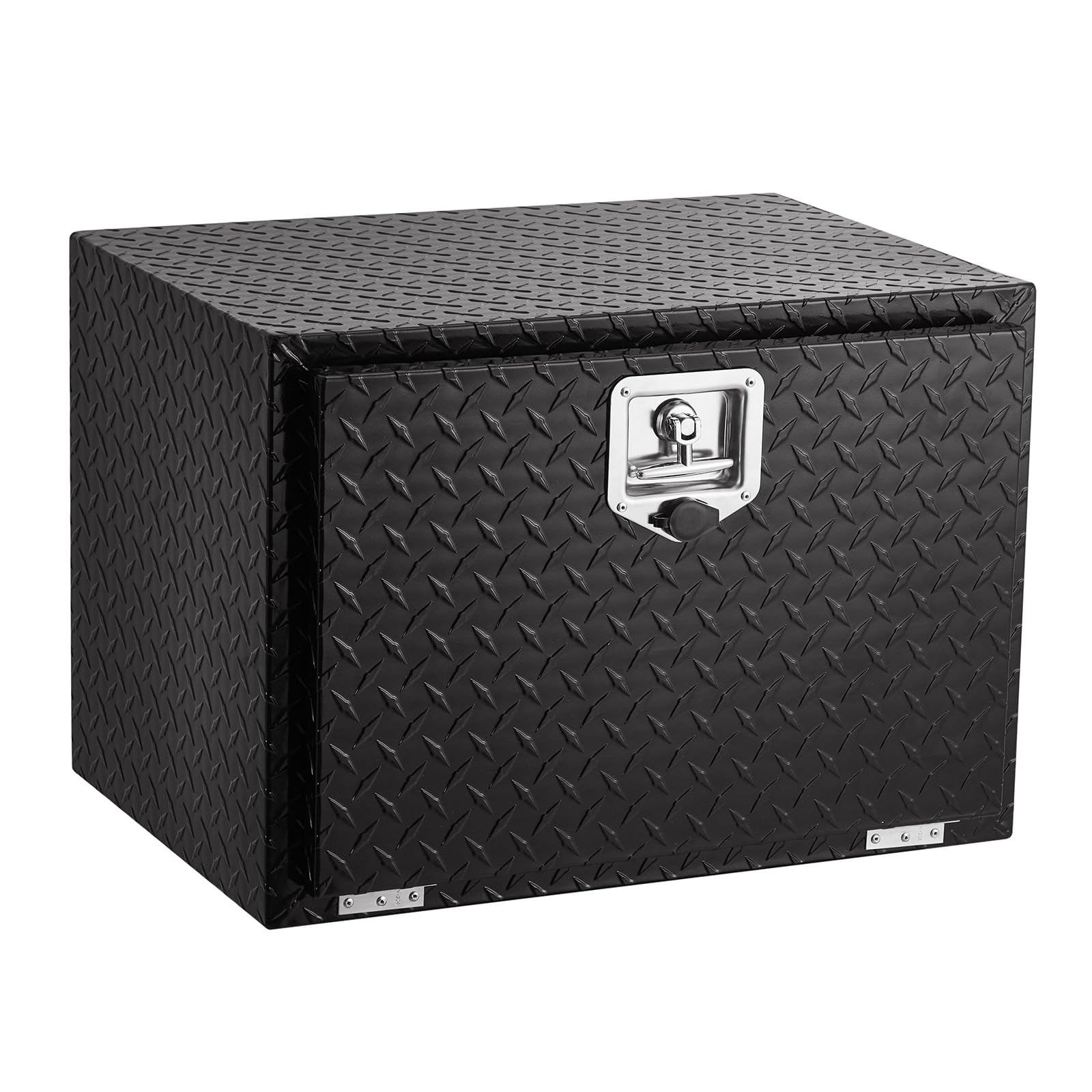 Garvee 24 Inch Aluminum Underbody Truck Box, Waterproof Truck Storage Organizer Chest For Pick Up, Rv Trailer, Durable Truck Side Tool Box With T-Handle Lock and Keys