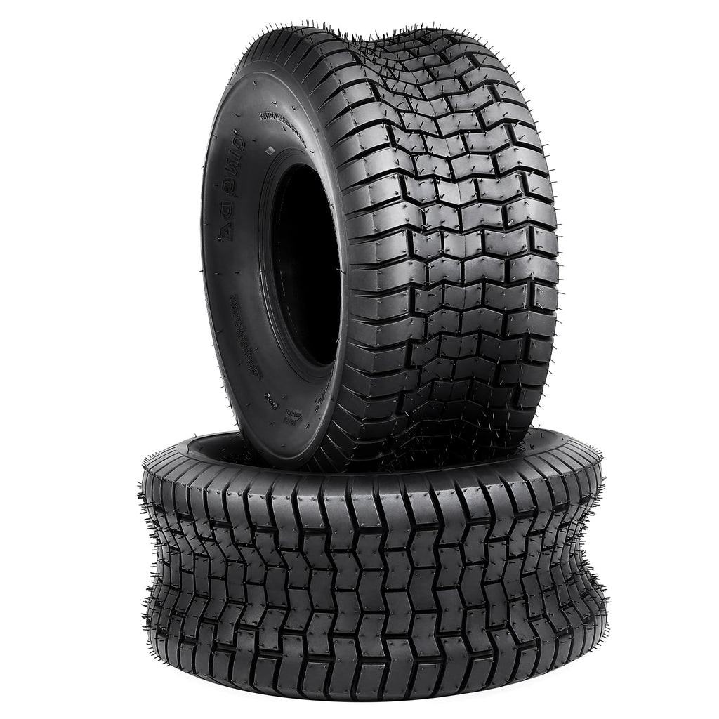 Garvee Lawn Mower Tire 2Pcs, 13x5.00-6 Turf Tire for Lawn Mower Garden Tractor Riding Mower, Tubeless