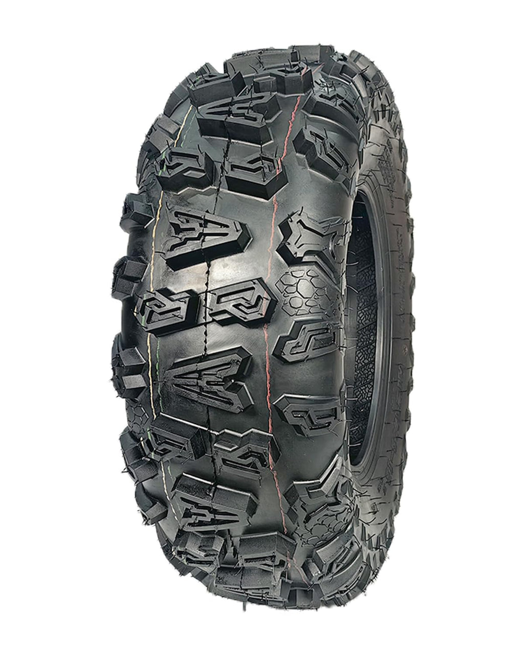 Garvee Set of 2 UTV ATV Tires 25x8-12 Heavy Duty 4-Ply Rated All Terrain Tires for Mud Gravel Dirt, Black