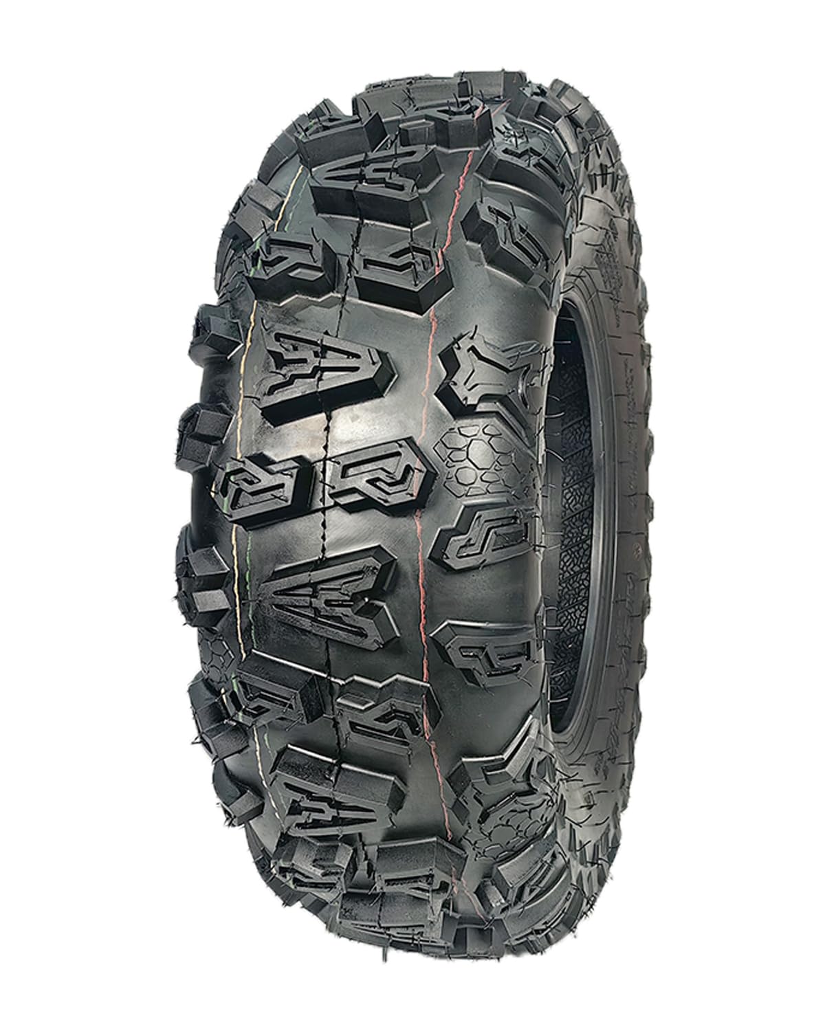 Garvee Set of 2 UTV ATV Tires 25x8-12 Heavy Duty 4-Ply Rated All Terrain Tires for Mud Gravel Dirt, Black