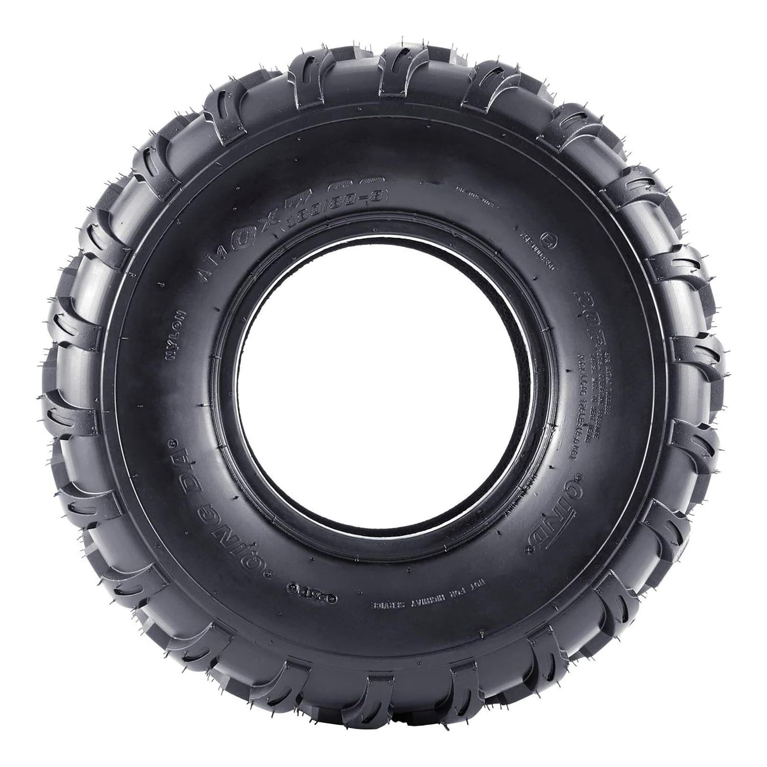 Garvee AT20x10-10-4PR ATV Tires, All Terrain ATV UTV Mud Trail Tires(Set of 2, Tubeless)