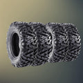 Garvee Set Of 4 ATV Tires 19x7-8 Front & 18x9.5-8 Rear Tubeless All-Terrain Mud Trail Tires 6 PR Black
