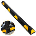 Garvee 72" Rubber Parking Curb Heavy Duty Wheel Stopper with Yellow Reflective Stripes for Garage Driveway Parking Lot 72" x 6" x 4"