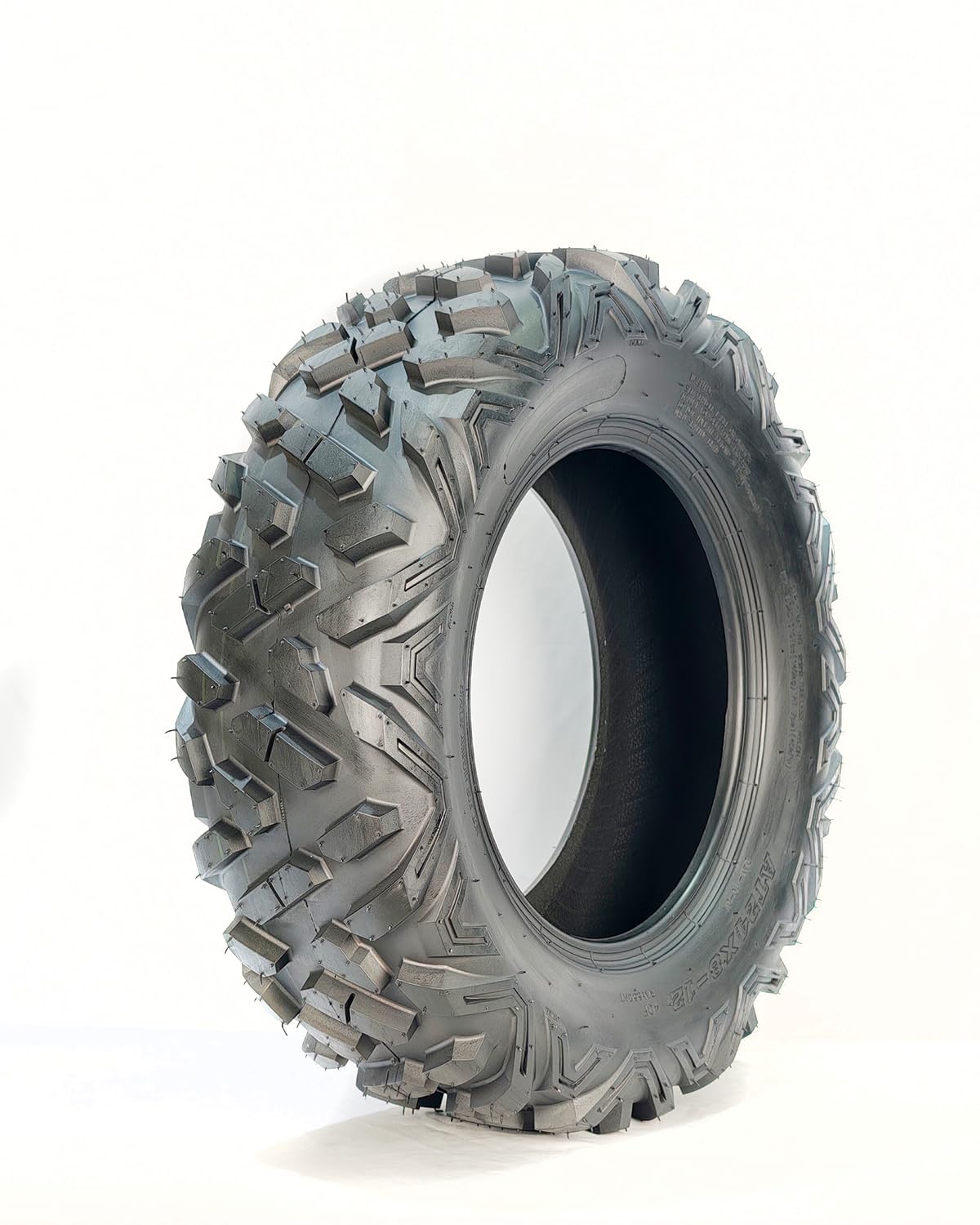 Garvee Set of 2 ATV/UTV All-Terrain Tires - 24x8-12 6PR Tubeless Heavy-Duty Off-Road Tires for Mud and Sand, Durable, Black