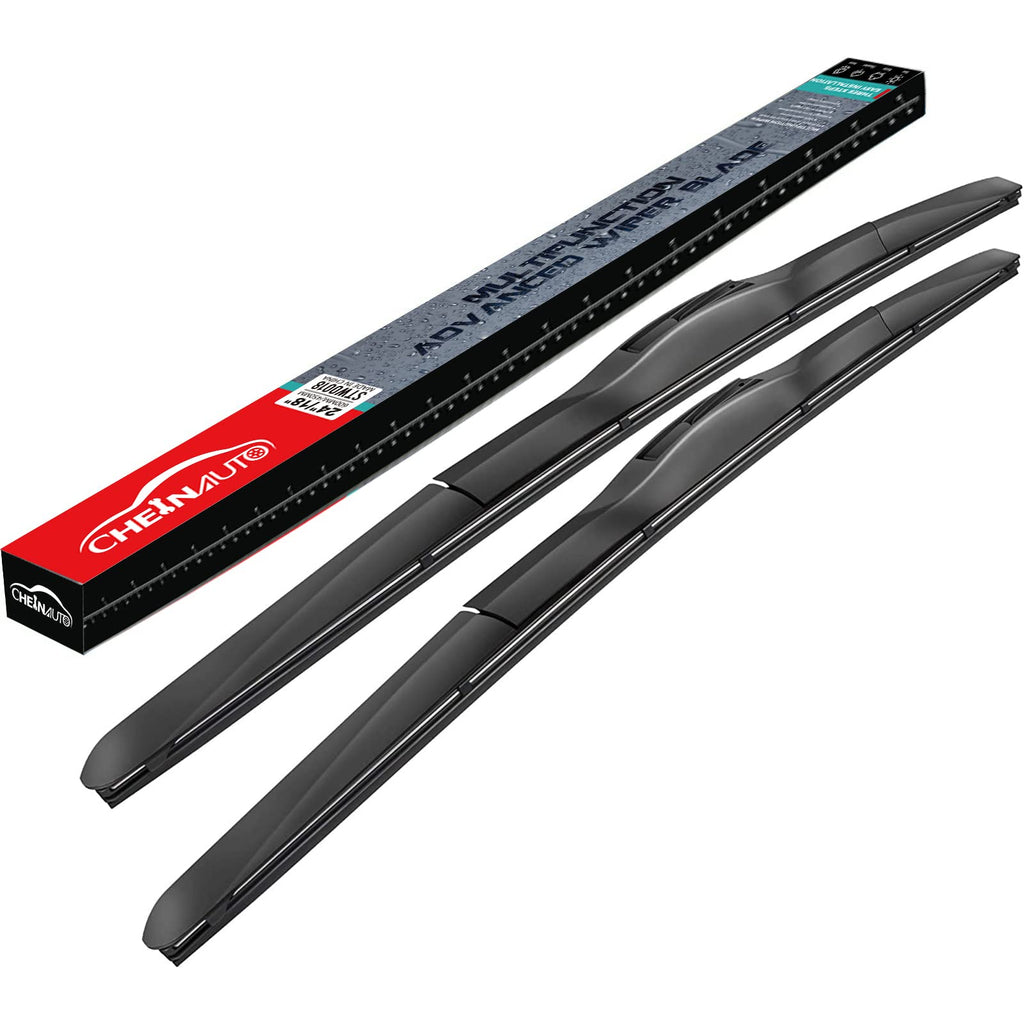 Garvee Windshield Wipers, 26 & 14 Inch Pack of 2 Automotive Replacement Windshield Wiper Blades for Car, Premium Rubber and Stable Base Design, OEM Quality Wiper Clear Quiet, Easy DIY Install.