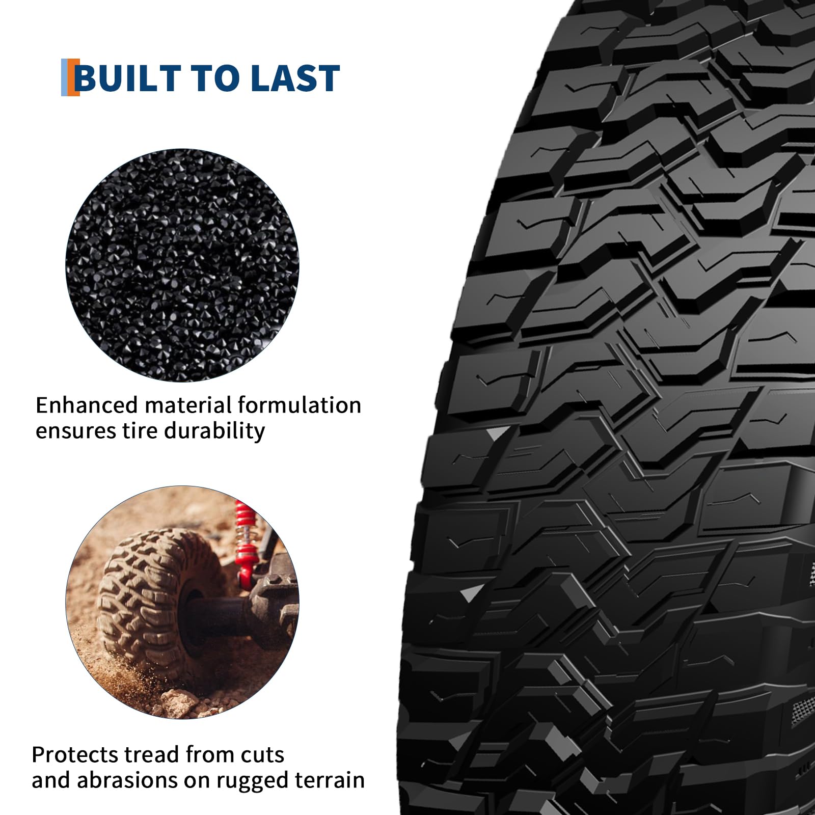 Garvee 24x8-12 ATV Tires 2 Pack 6PR Tubeless All Terrain Tires for Trail Desert Mud Dirt Sand 24x8-12 Black