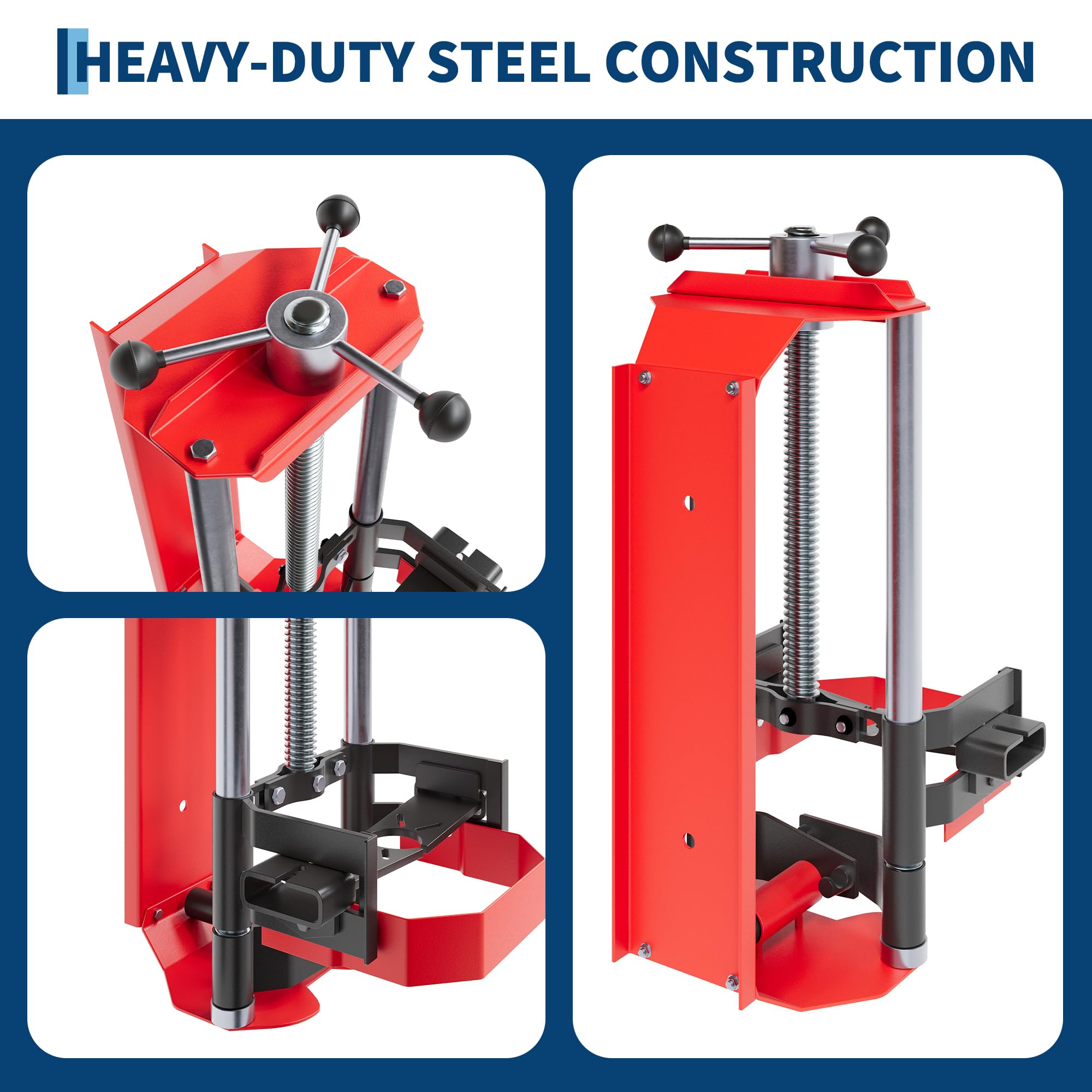 Garvee Heavy Duty Strut Spring Compressor Tool 3000LBS Capacity Safety Shield Universal Fit Trucks SUVs 3.5"-11.5" Range