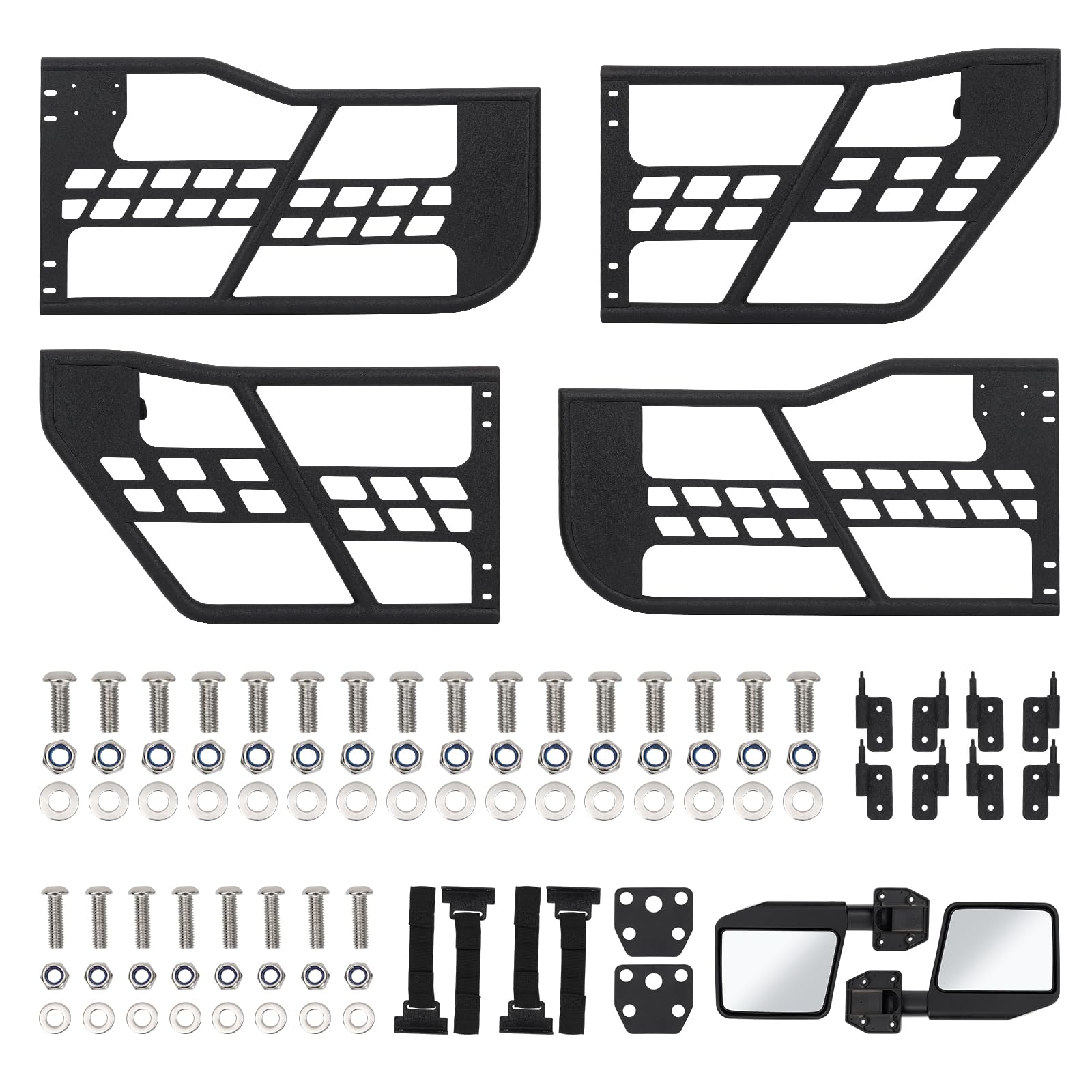 Garvee Safari Tubular Doors for 2018-2022 Wrangler JL 4-Door