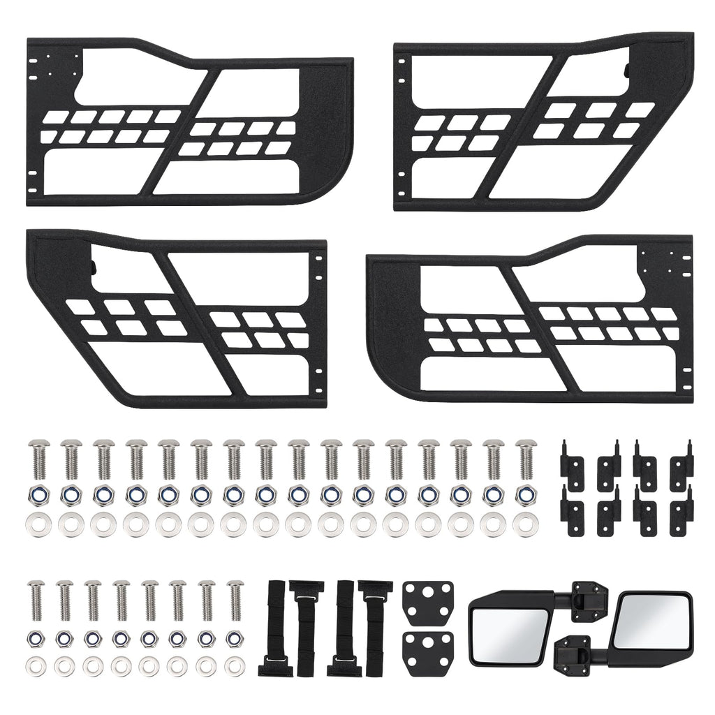 Garvee Tubular Half Doors for 2021-2023 Ford Bronco 2 Door