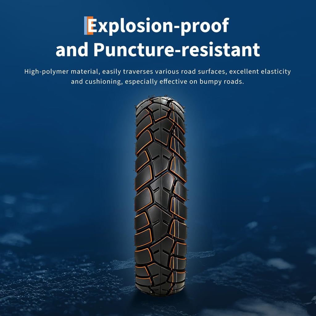 Garvee 130/80-17 Motorcycle Tire Rear Black Wall 4PR 65S Tubeless Street Tire Cruiser Touring High Performance Enhanced Grip Wear Resistance
