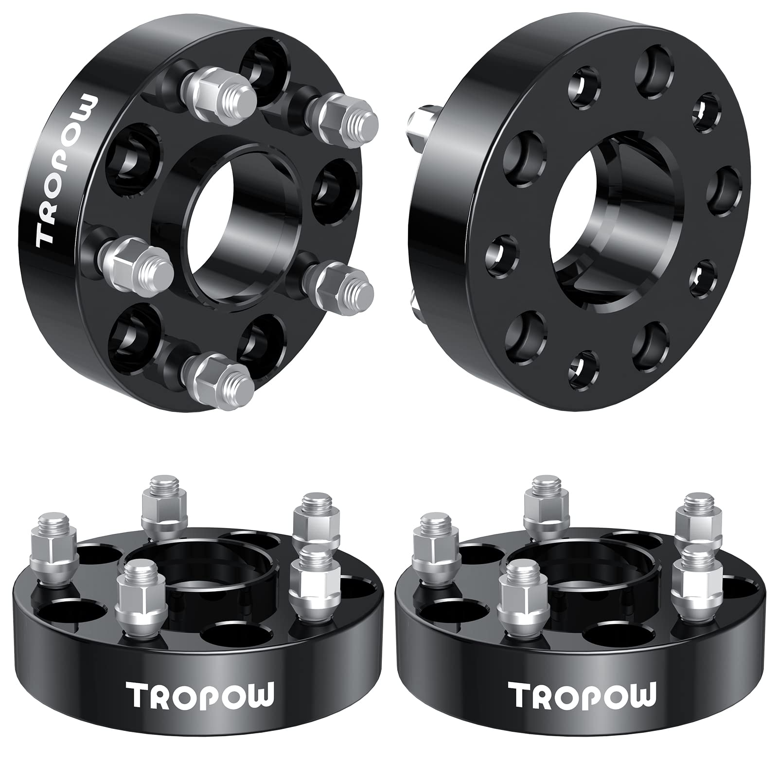 Garvee 5x5 Wheel Spacers Compatible with Grand Cherokee, 1.5" Forged Hub Centric M14x1.5 Stud Hub Bore 71.5mm for 2011-2021 Durango, 2011-2021 Grand Cherokee,2011-2021 Gladiator, Gladiator Wrangler