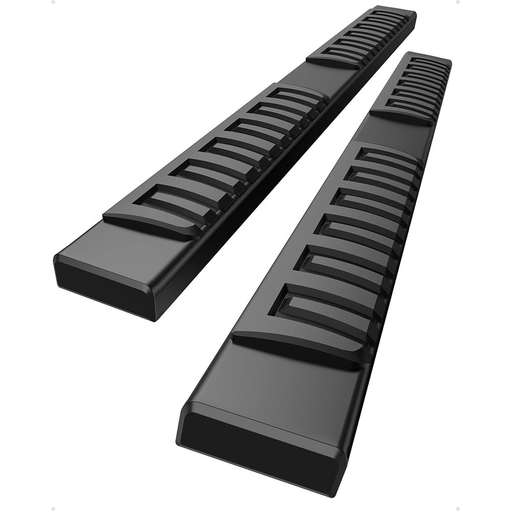 Garvee 6" Boards for 07-18 Silverado Sierra 1500 & 07-19 2500HD - Black / Aluminum