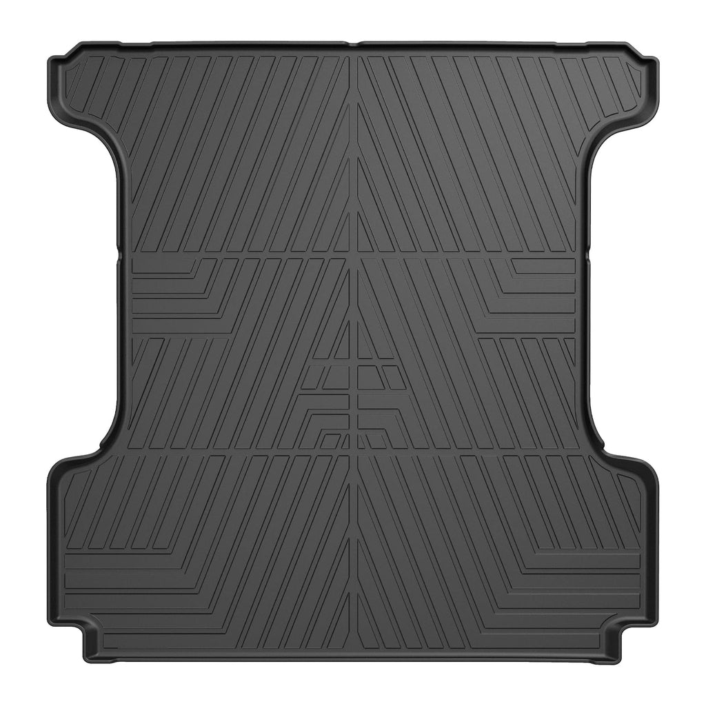 Garvee Truck Mat Compatible With 2019-2024 Ram 1500 Limited Crew Cab, All Season Cargo Mat, Waterproof, Scratch-Resistant, Black