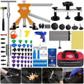 Garvee Auto Body Dent Repair Kit With Lifter, Bridge Puller, Rubber Hammer, T-Bar, Suction Cup For Auto Body Dent Removal, Durable Alloy Material, Paint-Friendly Design