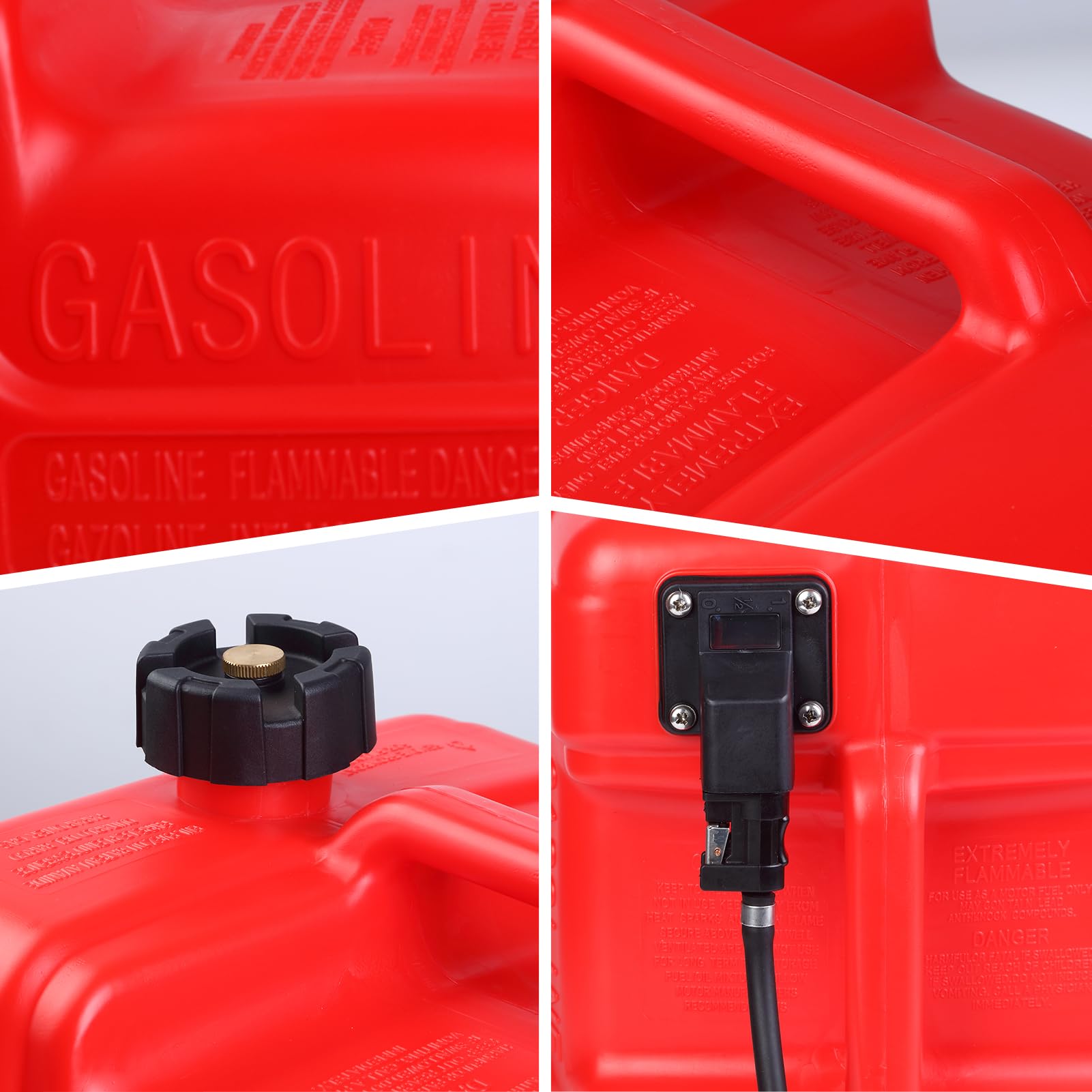 Garvee 3 Gallon Portable Tank,Easy-to-Carry Replacement Fueling Tank With Handle