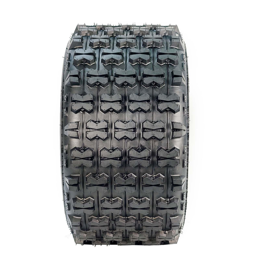Garvee 18x9.5-8 Sport-Racing ATV Tires, 4 PR Tubeless Off-Road Tires, Knobby Tread, Durable Heavy-Duty, Mud Trail, Black, Set of 2