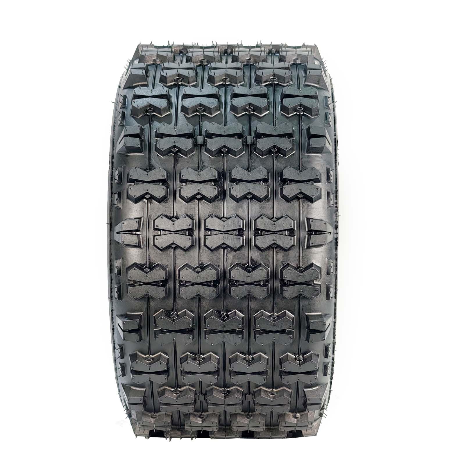 Garvee 18x9.5-8 Sport-Racing ATV Tires, 4 PR Tubeless Off-Road Tires, Knobby Tread, Durable Heavy-Duty, Mud Trail, Black, Set of 2