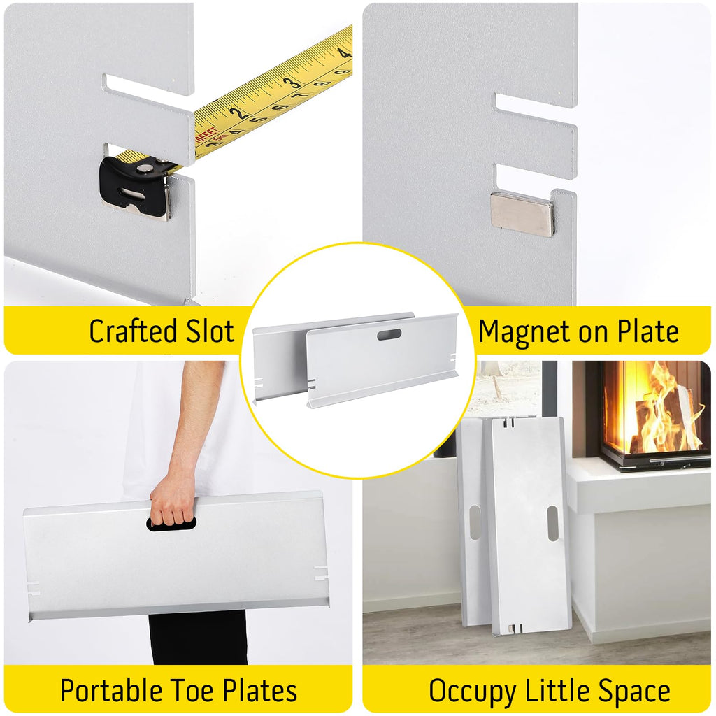 Garvee Wheel Alignment Tool Without Probe Feet, Double 16ft Tape Measure Tape rulers, Toe Plates Wheel Alignment Tool Helps You Better Align Your car, Alignment Tools Automotive Fits Most Family Cars