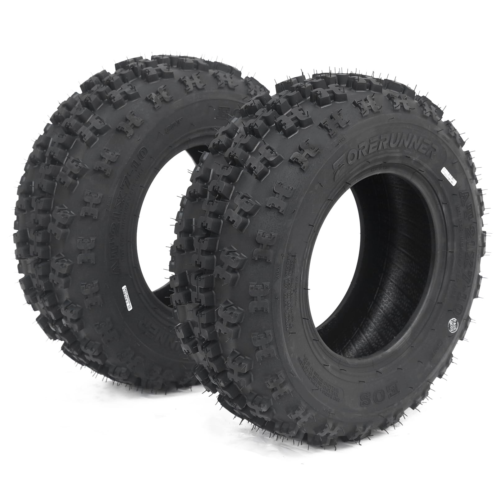 Garvee Set of 2 ATV Trail Tires 6PR Knobby Sport Tires, Tubeless - AT24x10-11-6PR TL MAXX PLUS