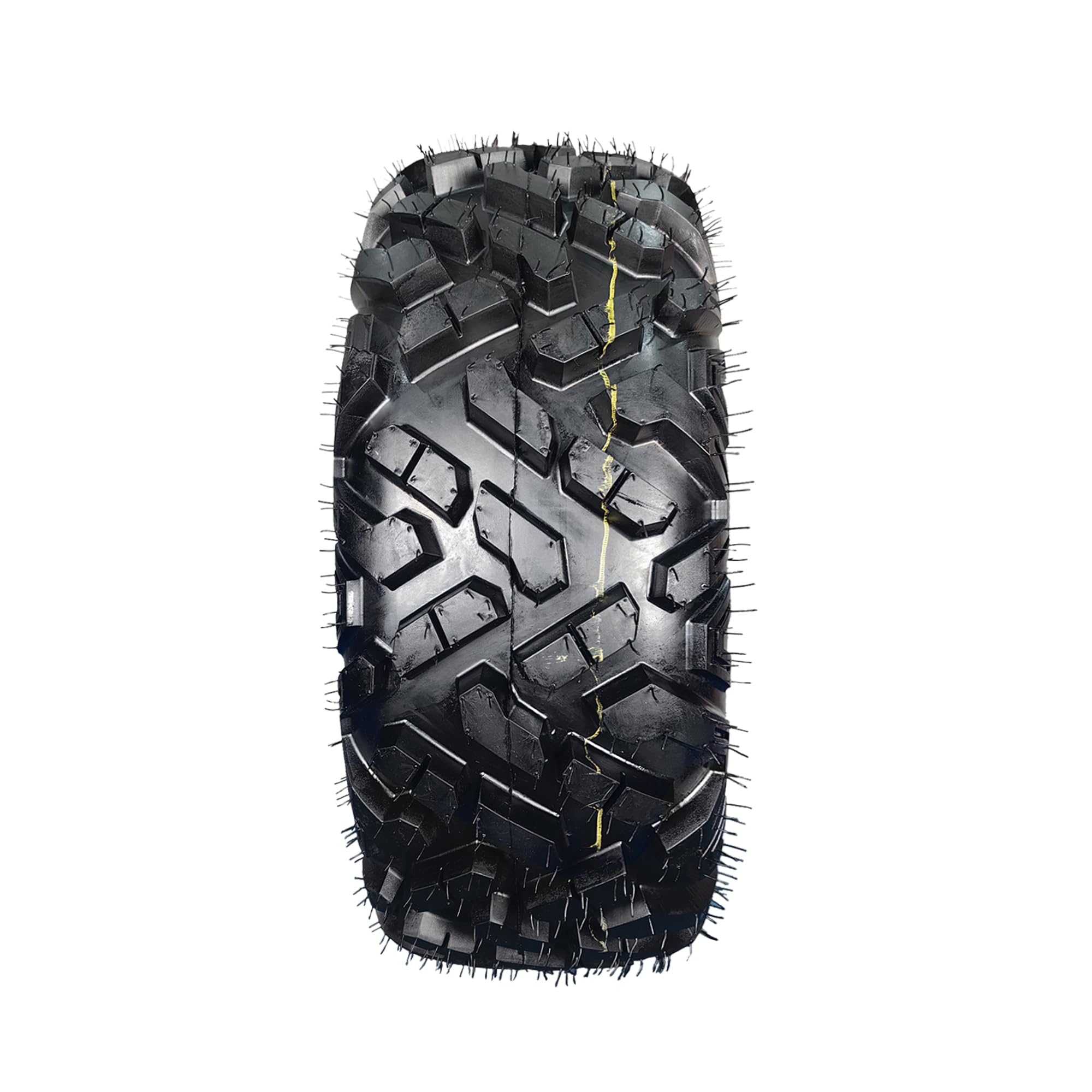 Garvee ATV UTV All-Terrain Tires 25x8-12 Front & 25x10-12 Rear Durable 6 PR Tubeless Off-Road Black