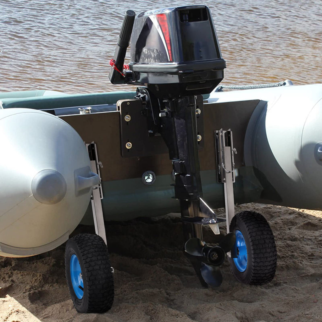 Garvee 600LBS 12 Inch Boat Transom Launching Wheels for Easy Launch