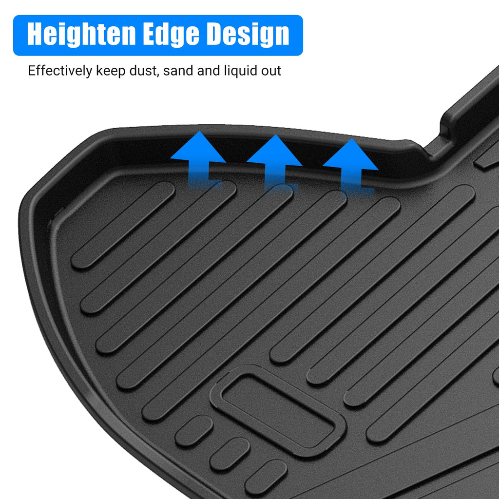 Garvee Trunk Mat for Hyundai Tucson 2022-2025, All-Weather TPE Rear Cargo Protector, Durable, Easy Clean, Black