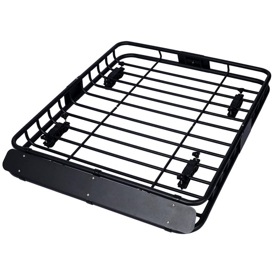 Garvee 41.3 x 36 Inch Universal Roof Rack Cargo Carrier Basket for Camping Traveling, 42 Inches, Black