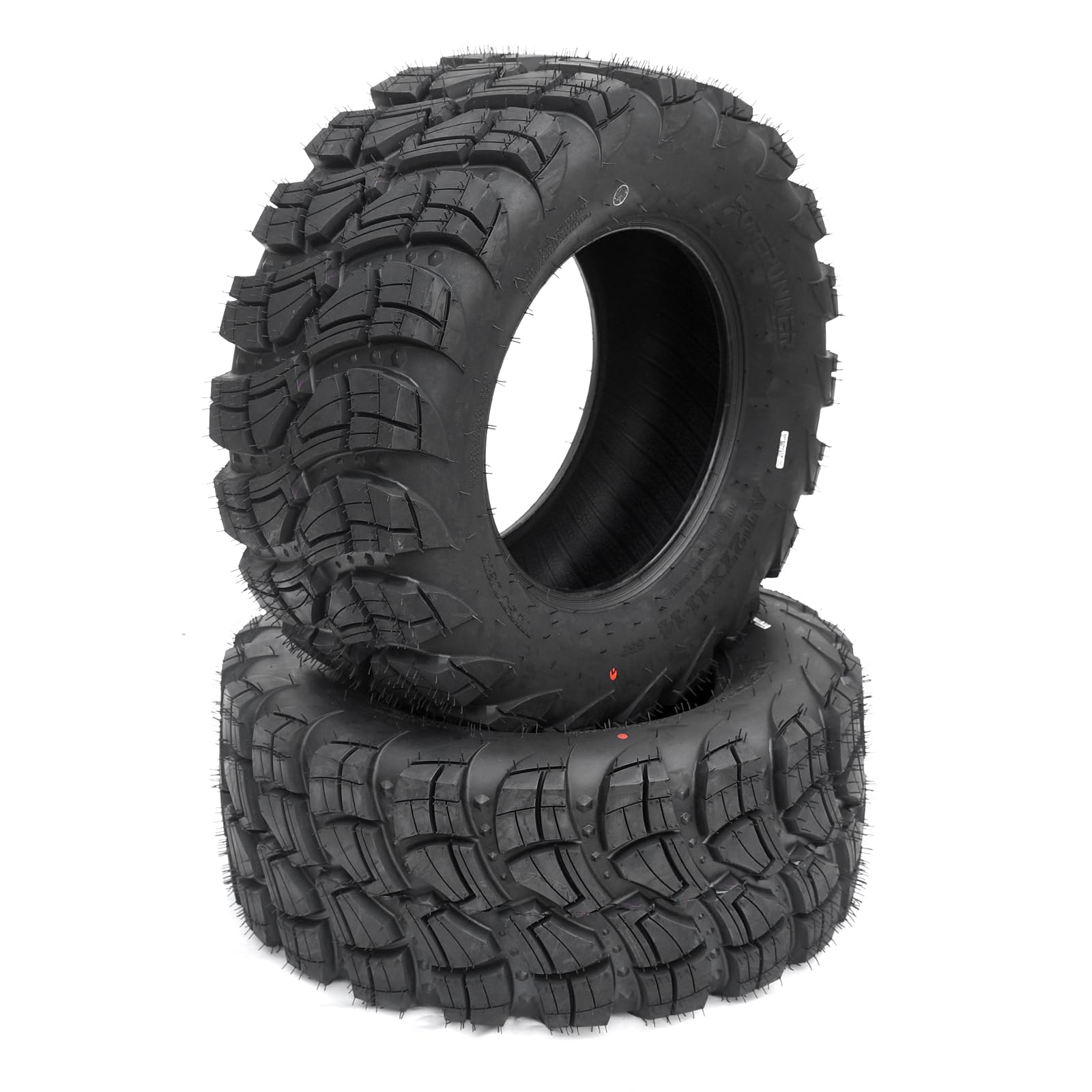 Garvee Set of 2 ATV Trail Tires 6PR Knobby Sport Tires, Tubeless - AT27x9-14-6PR TL VICTORY