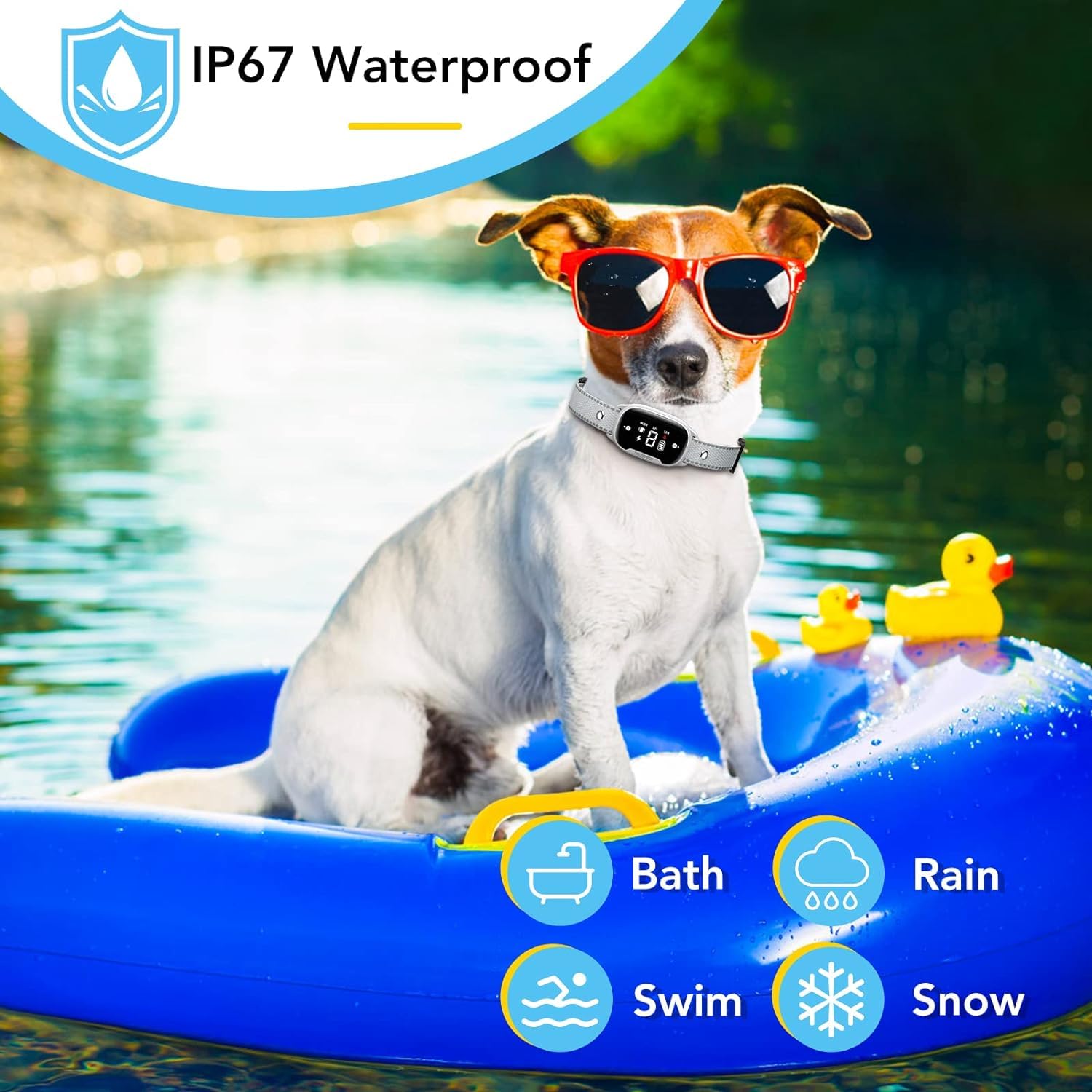Garvee Barking Device - Training Modes, Universal Fit, Adjustable Intensity, Dual Mode, Rechargeable Battery