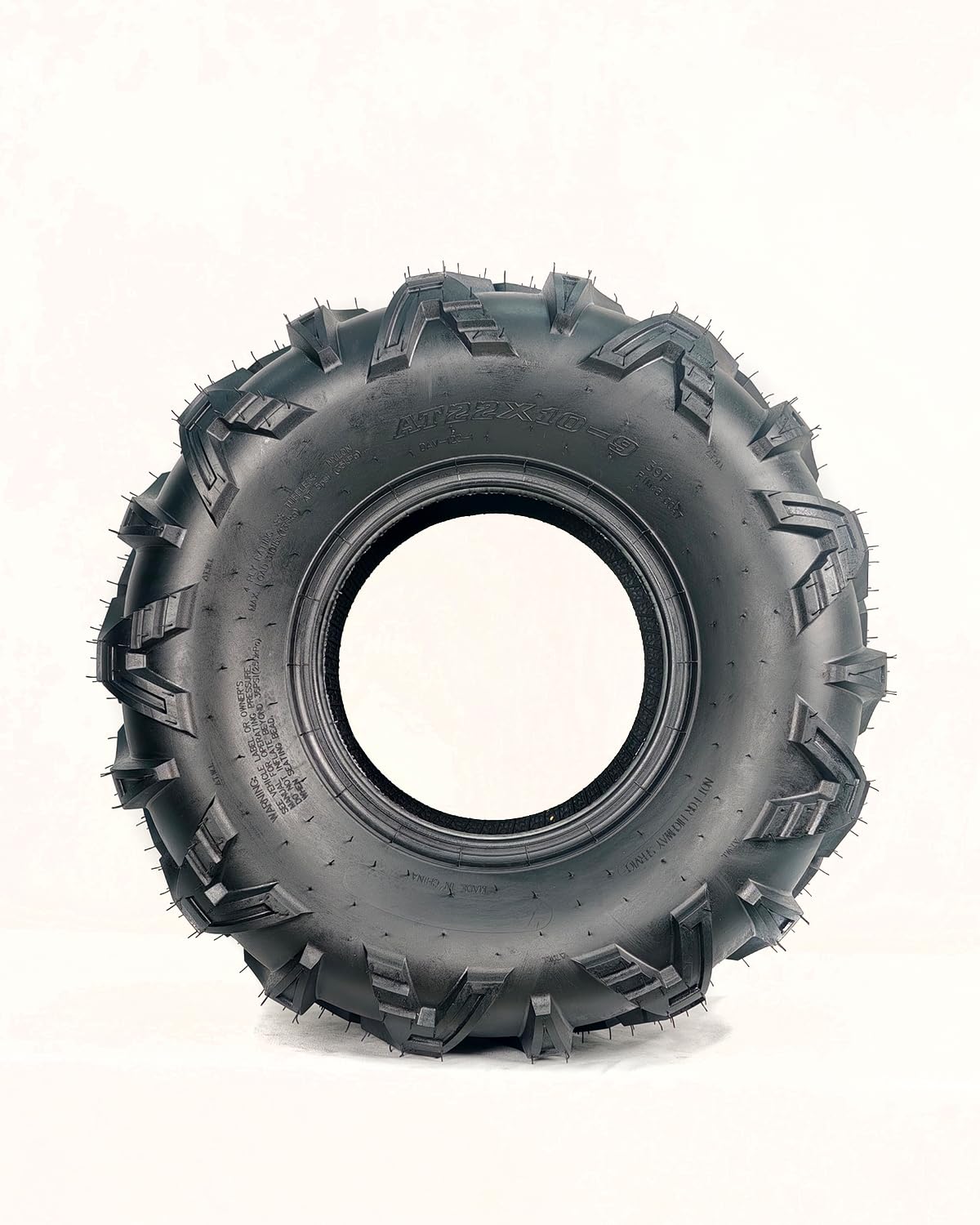 Garvee 22x10-9 ATV Tires 2-Pack Rear 4PR All Terrain Trail Sand Tubeless Reinforced Sidewall