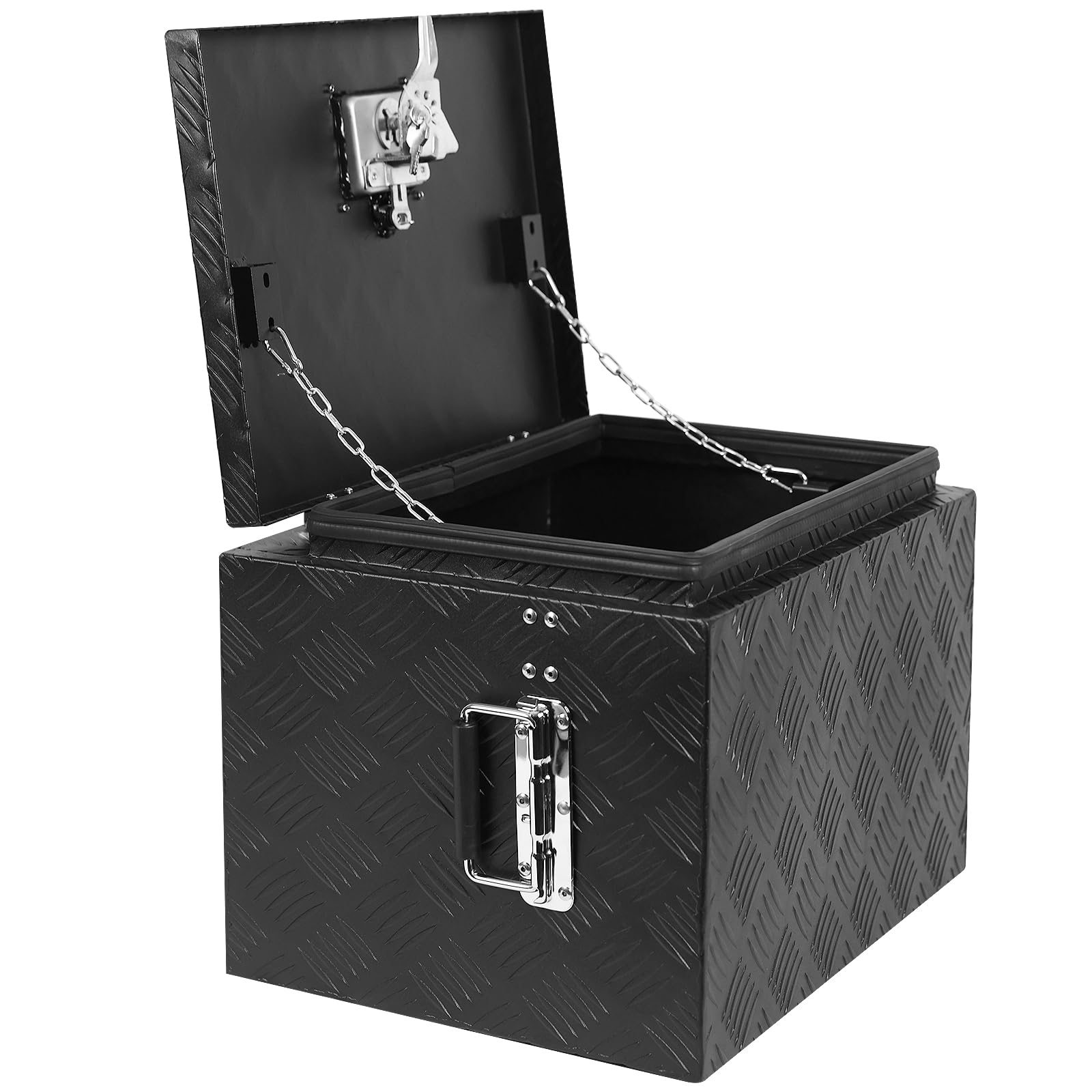 Garvee 48Inch+18Inch+18Inch Trailer Toolbox, Diamond Plate Chest