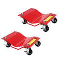 Garvee Car Dolly Set of 2 Heavy Duty Vehicle Dolly with 3 in Steel Wheels for Moving Car, 4000 LBS Capacity, Black