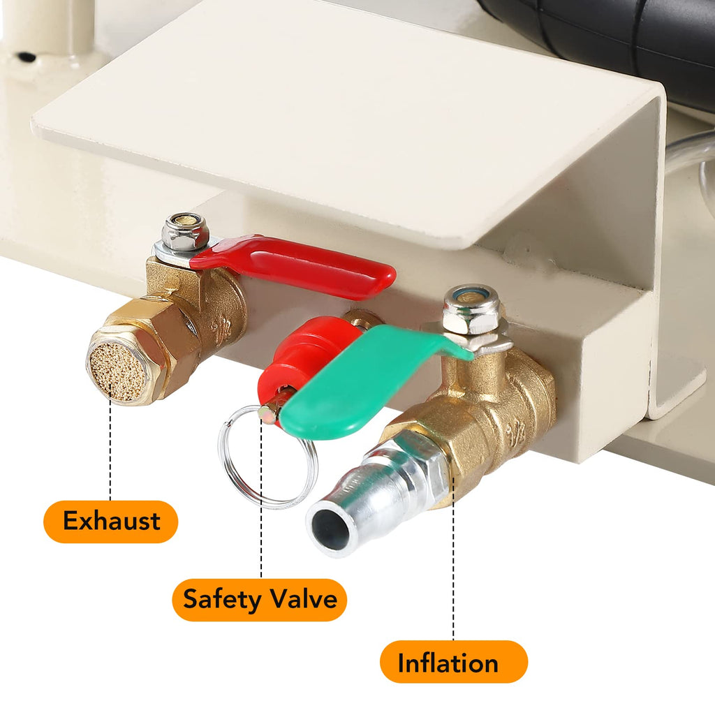 Garvee 3 Ton Air Jack, 5.5-17.7" Lift, Quick 3-5s, SUV Short Handle