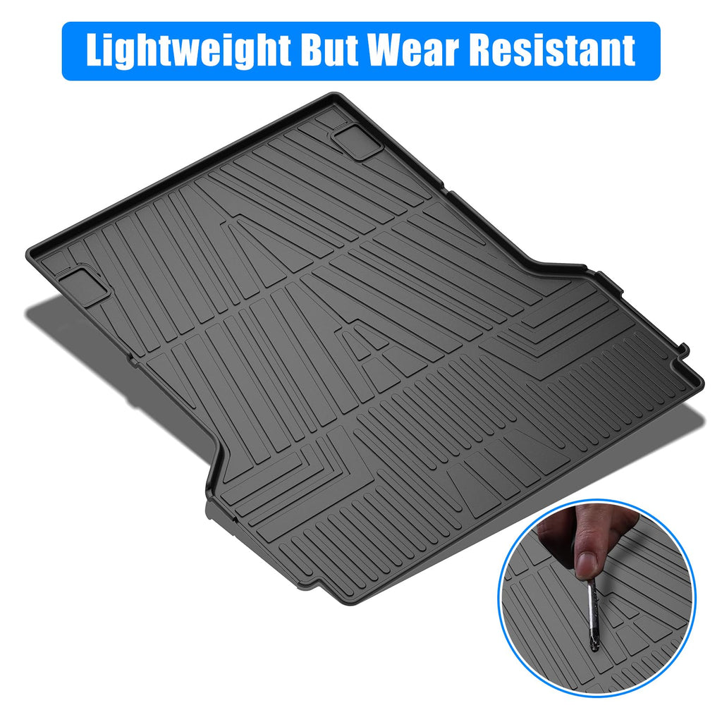 Garvee Truck Mat Compatible with 2022-2024 Maverick, All Season Cargo Mat, Waterproof, Scratch-Resistant, Black